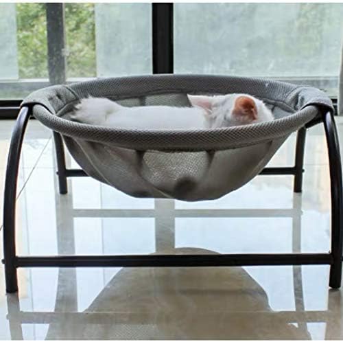 JUNSPOW Cat Bed Sleeping Cat Hammock, 16.9in x 16.9in x 9.5in - Image 2