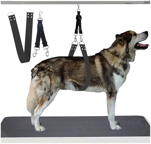Pet Dog Grooming Belly Strap – 2 Inch Wide Waterproof Strong PVC Support Band by DISCPETSEC