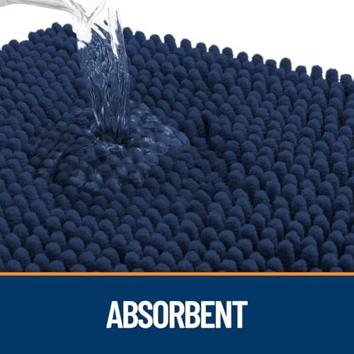 OLANLY Dog Door Mat for Muddy Paws 70x24, Super Absorbent Chenille Mud Mat - Image 3