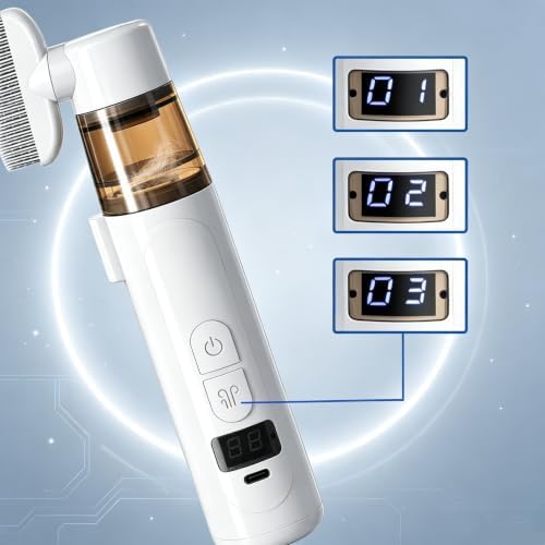 Wireless Lice Comb Electric, 2-in-1 Lice Vacuum Comb Kit - Image 5