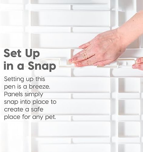 IRIS USA 8-Panel Dog Playpen, Pet Enclosure - Image 5