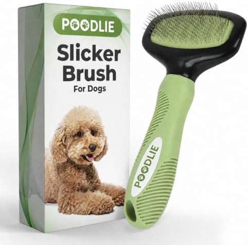 Poodle Pet Slicker Brush by Poodlie