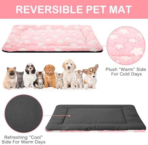 VitalCozy 4 Pcs Dog Crate Pads Soft Warm - Image 2