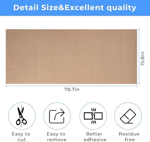 Cat Carpet remnants Cat Scratching Mat Trimmable Self-Adhesive Carpet DIY - Image 2