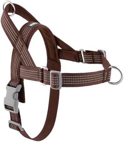 No Pull Dog Harness with Handle, Adjustable Soft Mesh Padded Vest by Fortheloveofpets