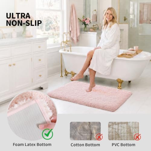 ILANGO Bathroom Rugs 24" × 17", Extra Soft Absorbent Microfiber Bath Rugs - Image 4