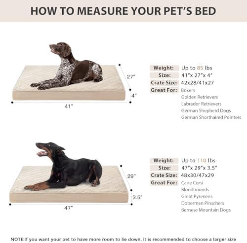 WNPETHOME Orthopedic Waterproof XL Dog Bed - Image 5