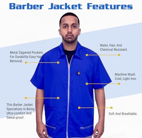 King Midas Professional Barber Jacket - Image 3