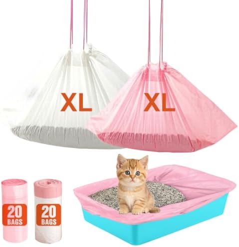 Cat Litter Liners XL Heavy Duty Tear Resistant Litter Box Bags Leak Proof by Unknown
