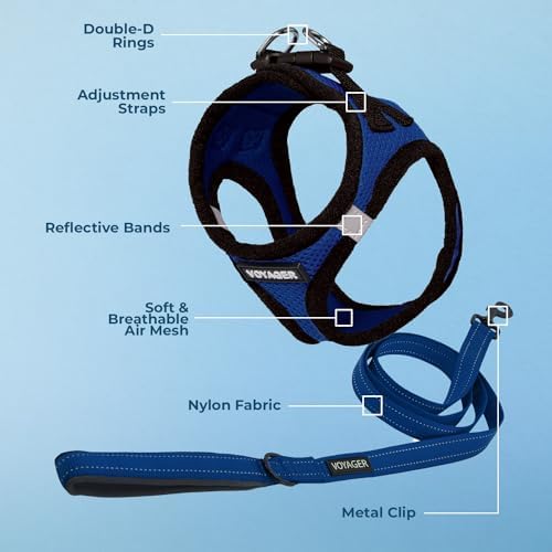 Best Pet Supplies Voyager Step-in Air All Weather Mesh Harness and Reflective - Image 3