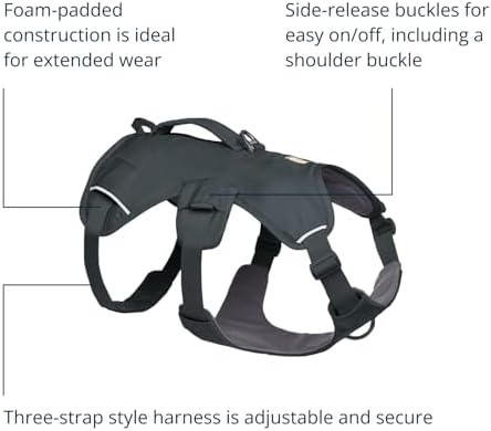 Ruffwear, Web Master Dog Body Harness, Basalt Gray, Large/X-Large - Image 5