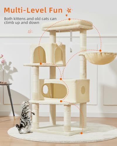 Taoqimiao Cat Tree, 49In Cat Tower - Image 3