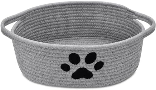 Small Woven Dog Toy Basket by ABenkle