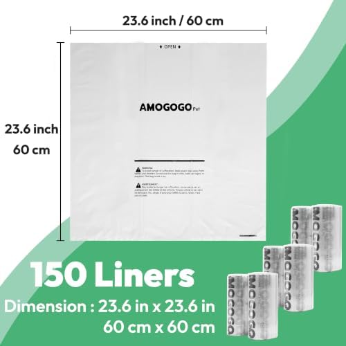 Waste Bags, Compatible with Litter Robot 4/5/3, 150 Pack Liners - Image 3