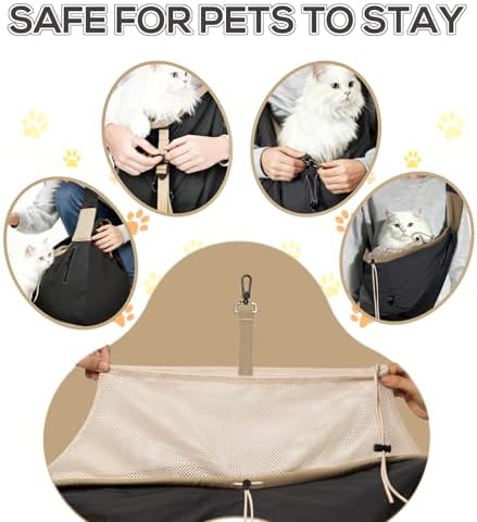 Dog Carrier Sling for Small Dogs/Cats Up to 15 lbs - Image 6