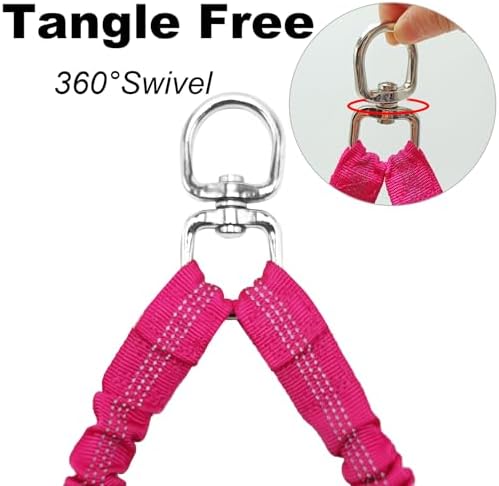 Dual Dog Leash Coupler Double Control Padded Handle - Image 5
