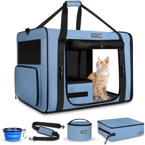 Petskd 26"x17"x17" Extra Large Cat Carrier by Petskd