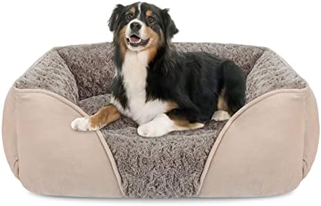 INVENHO X-Large Dog Bed for Large Medium Small Dogs Rectangle Washable Dog Bed by INVENHO
