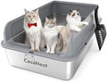 Stainless Steel Litter Box by CasaNest