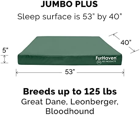 Furhaven Replacement Dog Bed Cover Water-Resistant Indoor/Outdoor Logo Print - Image 3