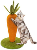 AUSCAT Cat Scratching Post, Cute Carrot Scratching Post, Nature Sisal Cat by AUSCAT