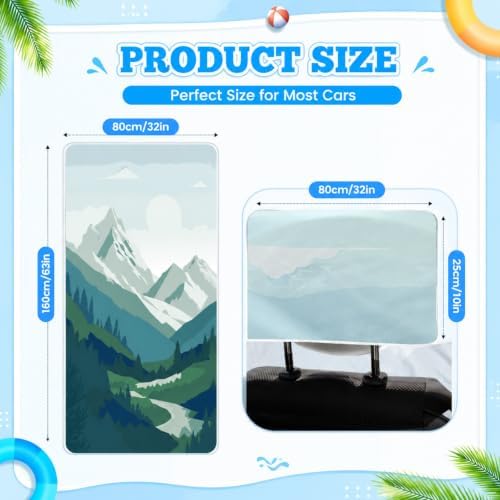 Hahafelt 2 Pack Car Seat Towel Cover - Image 2
