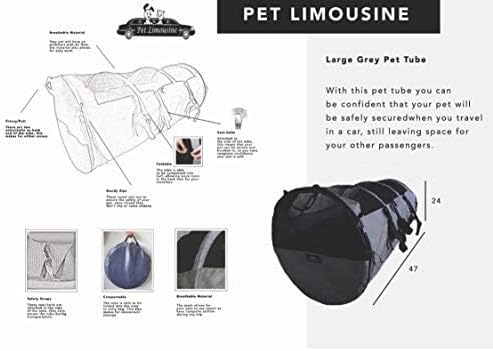 Pet Tube Soft Car Crate Large Kennel The Safe Dog and Cat Travel Mobile Home - Image 4