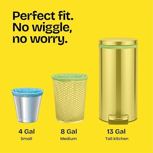 Glad Small Trash Bags, Bathrooms and Bedroom Bins, Beachside Breeze Scented - Image 4
