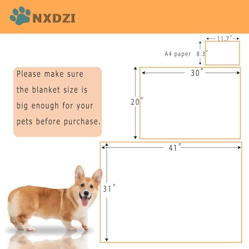 Dog Blankets for Small Dogs and Puppies, 3 Pack Washable Pet Blankets 30" x 20" - Image 4