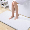 OLANLY Bathroom Runner Rugs 45x27, Extra Soft Absorbent Chenille Bath Rugs by OLANLY