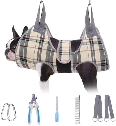 BEAUTYZOO Dog Grooming Hammock for Small Dogs/Cats, Nail Trim Restraint by BEAUTYZOO