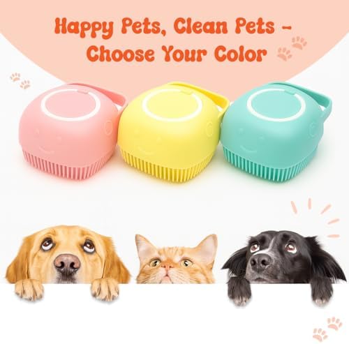 HamInWay Dog Bath Brush, 2-in-1 Dog Brush - Image 6
