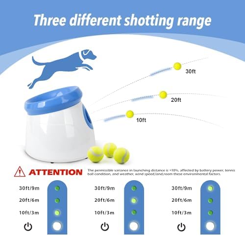 PetPrime Dog Automatic Ball Launcher Dog Interactive Fetch Toy Pet 2'' Thrower - Image 2