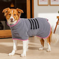 Microfiber Dog Bathrobe, Super Absorbent Dog Drying Coat by HezzLuv