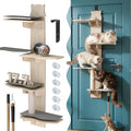 2026 New 4-Level Over Door Cat Tree, Door Hanging Cat Shelf by Unknown