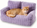 Cat Couch Bed, Cute Pet Sofa for Indoor Cats, Dusty Purple by Yaning