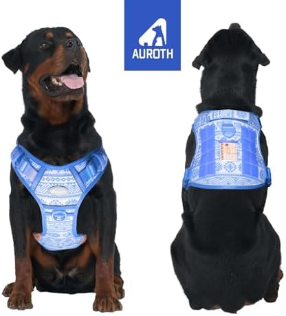 AUROTH Tactical Dog Harness for Large Dogs, Heavy Duty No Pull Pet Vest - Image 2