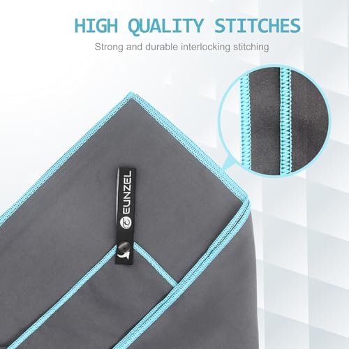 Eunzel 2 Set Quick Dry Camping Towel, Microfiber Travel Towel Super Absorbent - Image 6