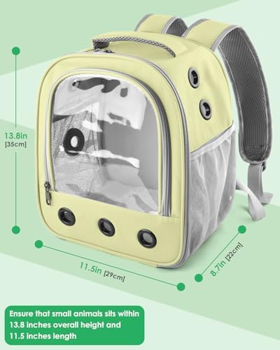 DBNESS Guinea Pig Carrier Backpack, Portable Rabbit Travel Carring Bag - Image 5