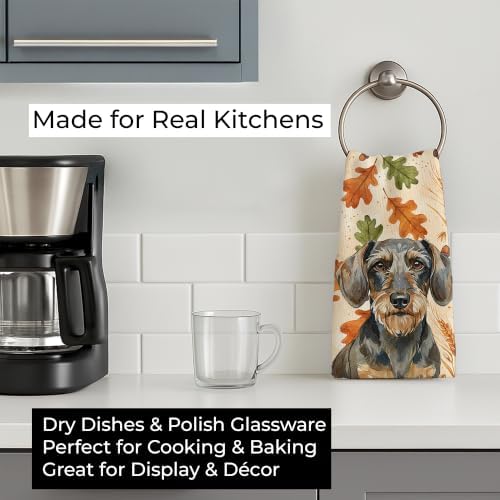 Caroline's Treasures Dachshund Dogs Kitchen Towel 15x25 in - Image 3