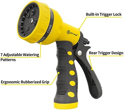AUTOMAN-Garden-Hose-Nozzle, ABS Water Spray Nozzle - Image 2
