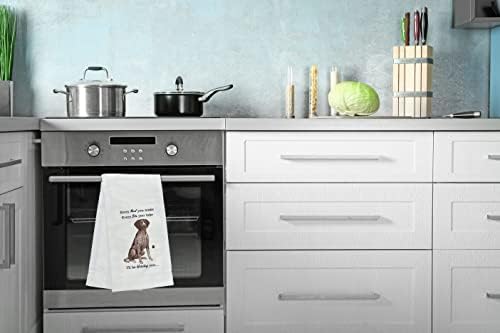 E&S Imports Weimaraner Kitchen Towels - Image 3