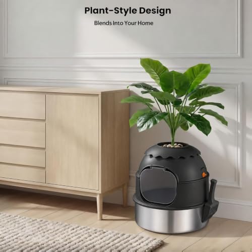 Hidden Litter Box, Stainless Steel Litter Box - Image 3