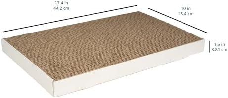 Amazon Basics Corrugated Cardboard Cat Scratcher, Scratching Board, Reversible - Image 5