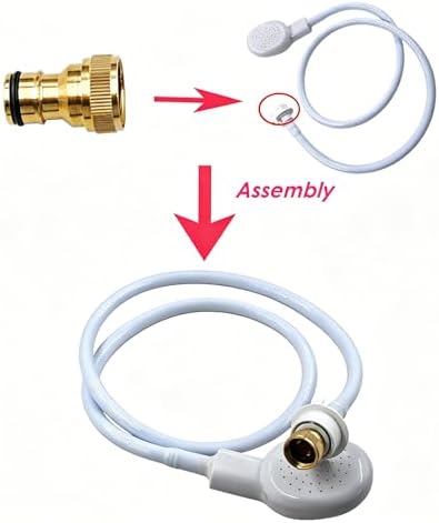 3.28Ft Quick-Connect Sink Spray Rubber Hose, Sink Hose Attachment - Image 6
