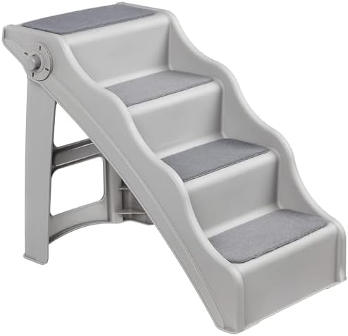 Amazon Basics Foldable Non-Slip Pet Stairs by AmazonBasics