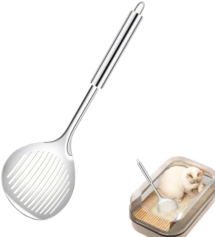 Cat Litter Scooper Accessories, Cat Litter Scoop Metal Cat Poop Sifter Pet by Unknown