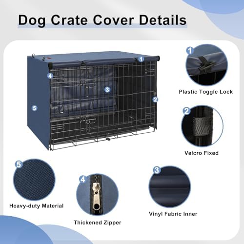 Seiyierr Dog Crate Cover - Image 4