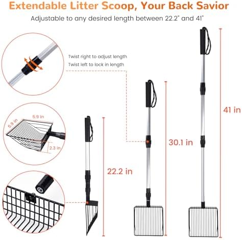 PETOCAT Metal Cat Litter Scoop - Image 3
