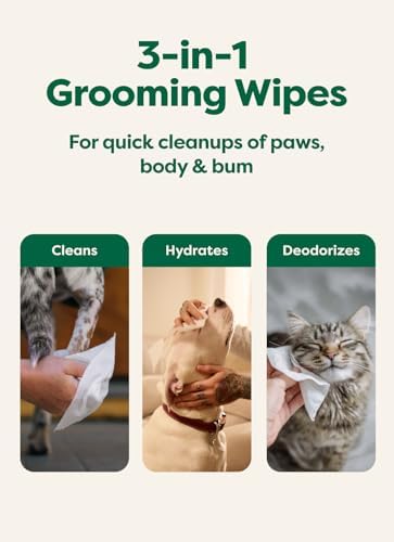3-in-1 Dog Wipes for Paws & Butt, Deodorizing - Image 4